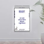 A1 LED Ultra Slim Black Lightbox