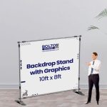 Backdrop Stand With Graphics (10ft x 8ft)