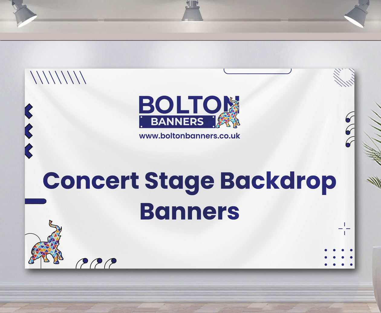 Concert Stage Backdrop Banners