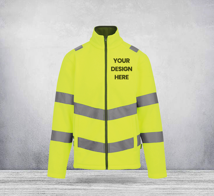 Custom Hi Vis Fleece Top