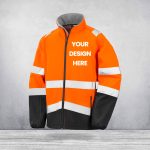 Custom Hi Vis Safety Softshell Jacket