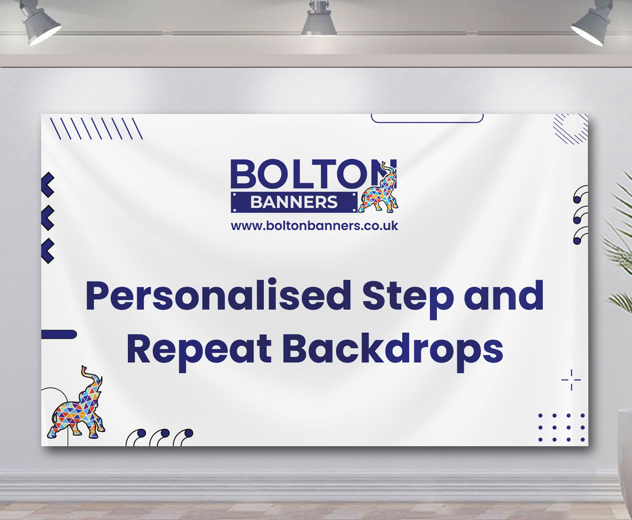 Personalised Step and Repeat Backdrops