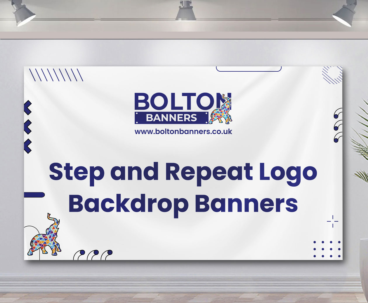 Step and Repeat Logo Backdrop Banners