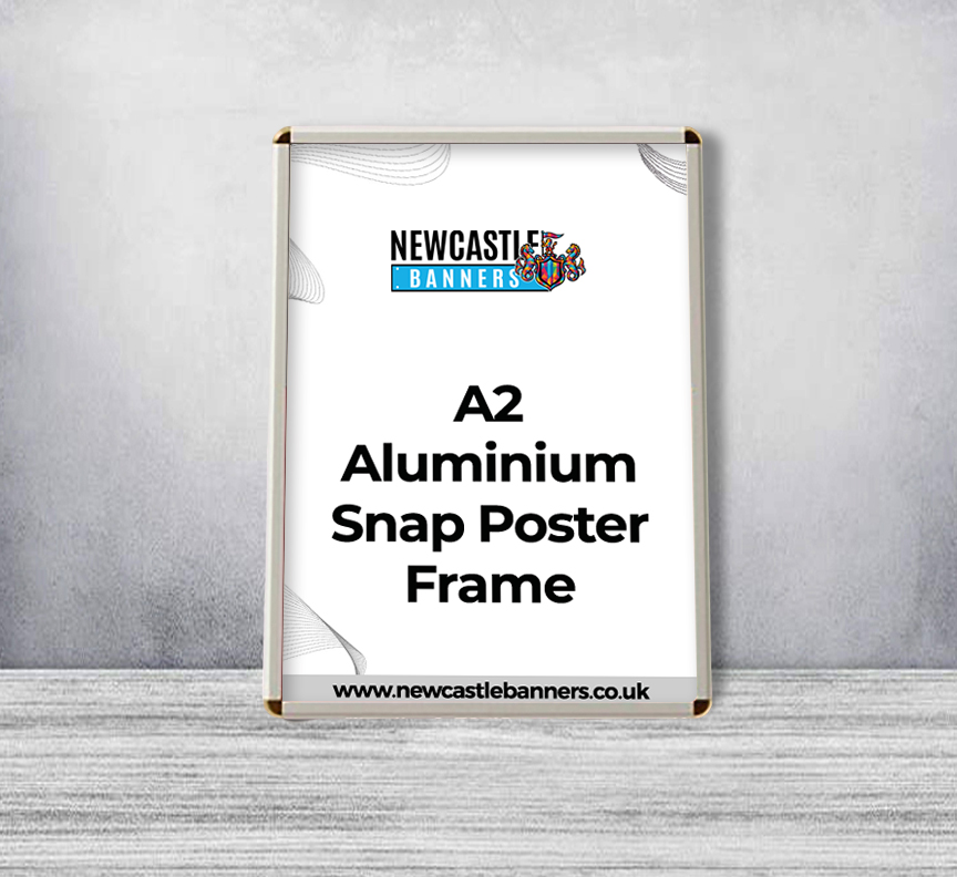 A2 Aluminium Snap Poster Frame (With Printed Poster)