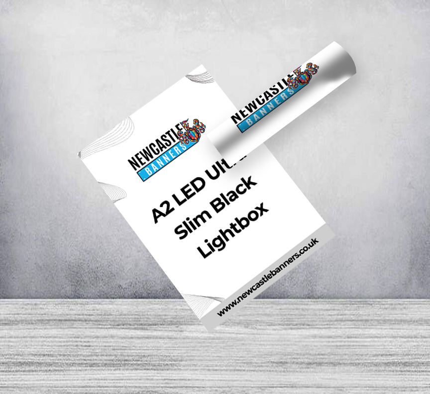 A2 LED Ultra Slim Black Lightbox Replacement Graphics