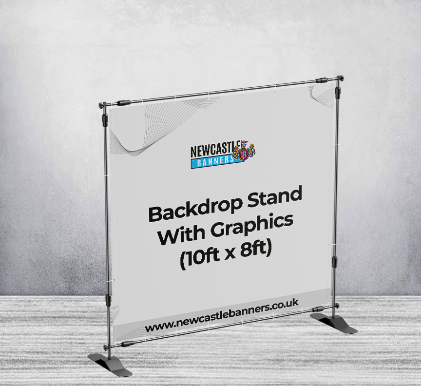 Backdrop Stand With Graphics (10ft x 8ft)