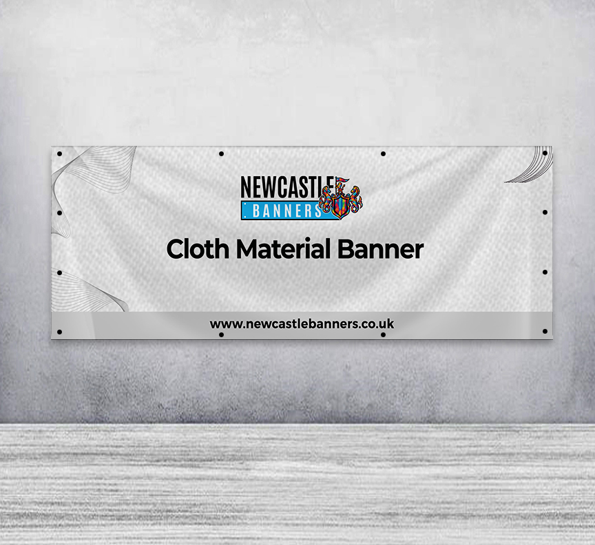 Cloth Material Banner