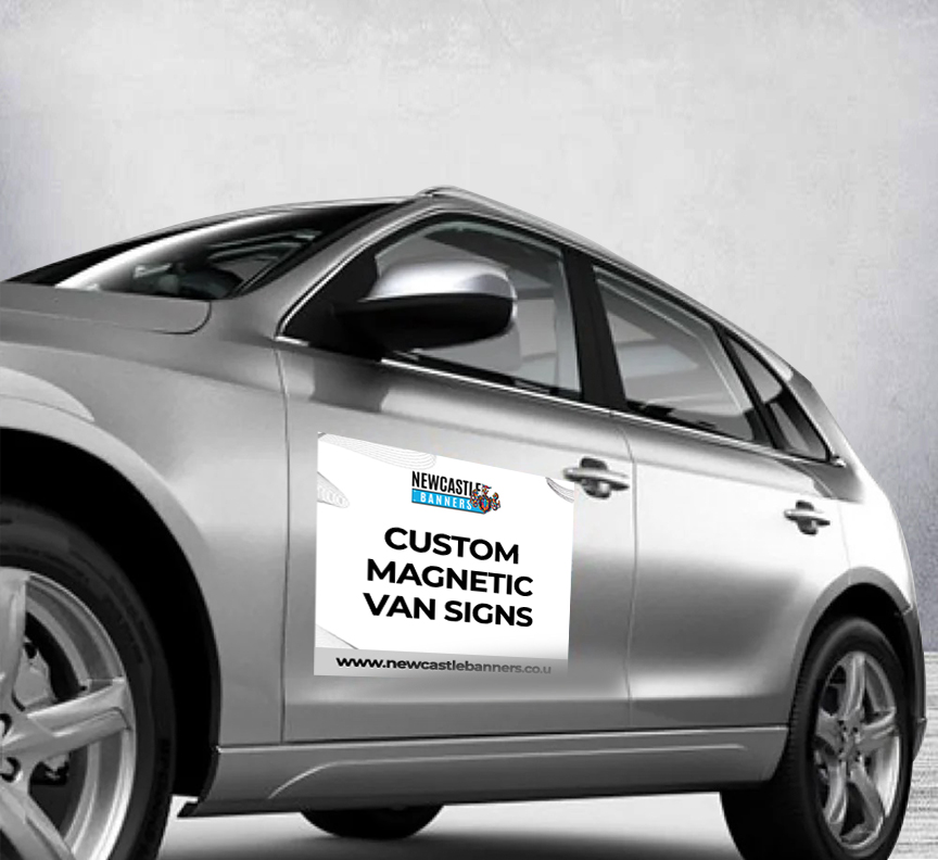 Custom Magnetic Van Signs