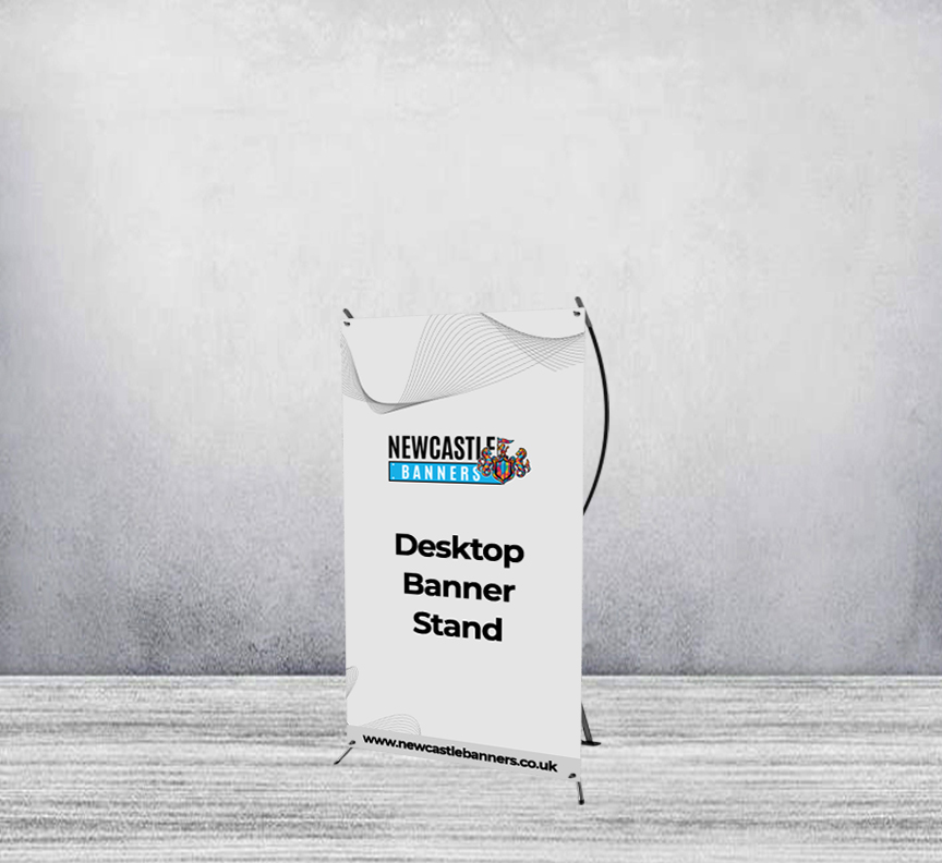 Desktop Banner Stand