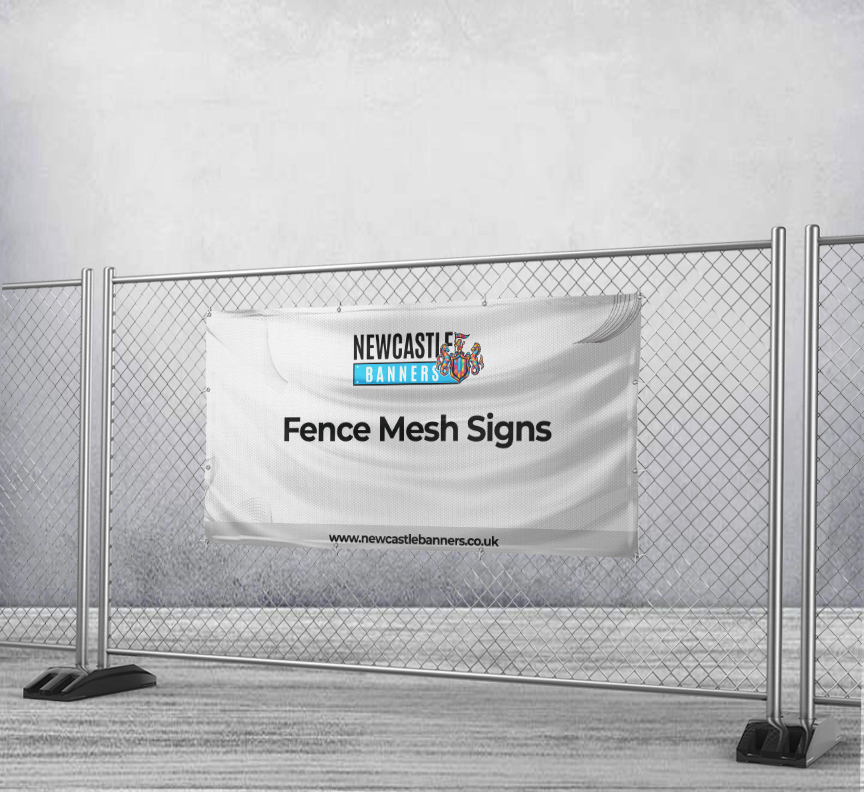 Fence Mesh Signs
