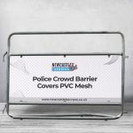 Police Crowd Barrier Covers PVC Mesh