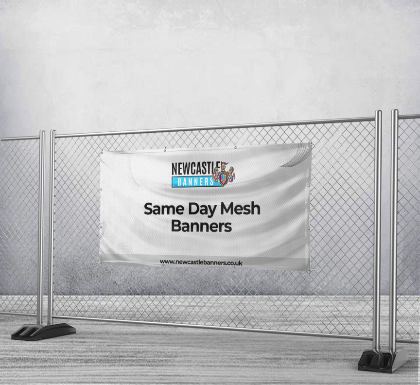 Same Day Mesh Banners
