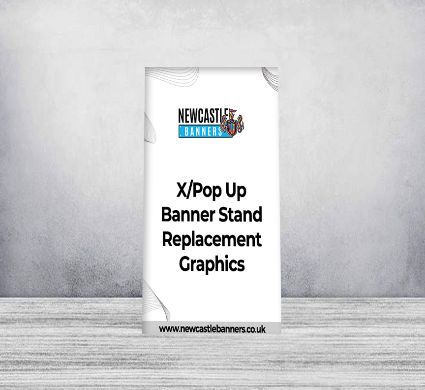 X/Pop Up Banner Stand Replacement Graphics